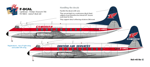 Viscount 400 (Cambrian) FD14603
