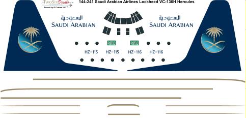 Lockheed VC130 Hercules (Saudia - NC) 144-241