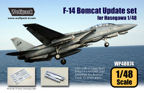 F14 Bomcat Update set set for Hasegawa 1/48 WP48074
