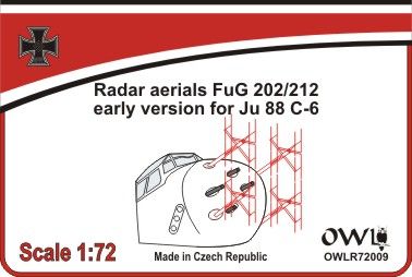 Radar Aerials for FUG202 early (Ju88C/R) OWLR72009