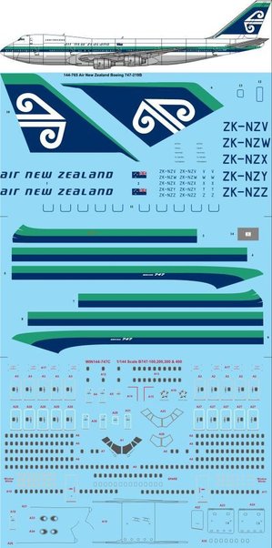 Boeing 747-200 (Air New Zealand) 144-768
