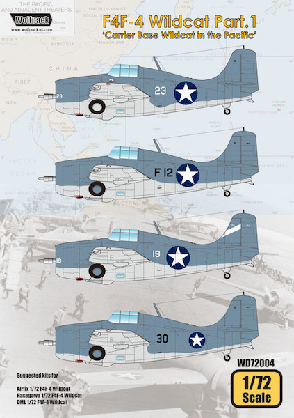 Grumman F4F-4 Wildcat part 1 - Carrier based Wildcats in the Pacific WD72004