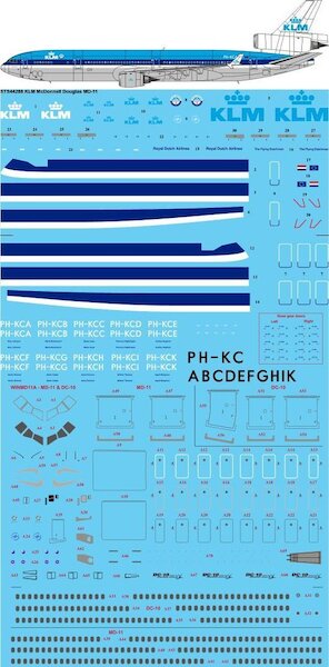 McDonnell Douglas MD11 (KLM Delivey scheme) STS44288