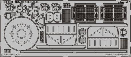 Detailset Mikoyan MiG23ML FOD (Trumpeter) E32-280
