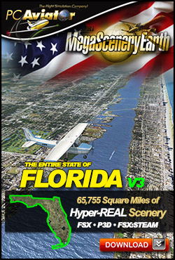 Mega Scenery Earth Version 3, Florida V3 (Download version) DL-MSEV3-FL