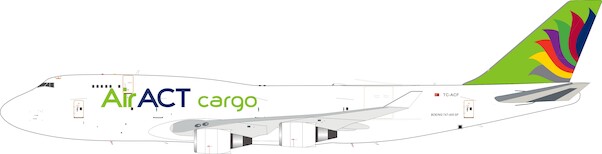 Boeing 747-400BDSF ACT Airlines TC-ACF with stand IF7449T1220