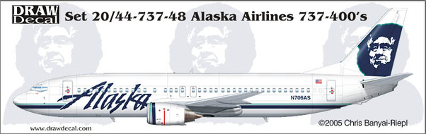 B737-400 (Alaska Airlines) 20-737-48