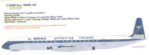 De Havilland Comet 4 (BOAC Apprentice Training) sm96-125