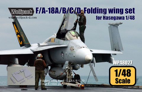 F/A18A/B/C/D Hornet Folding Wing Set (Hasegawa) WP48027