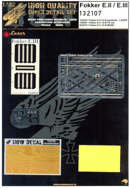 Fokker EII/EIII super detail set (Wingnut) HGW132107