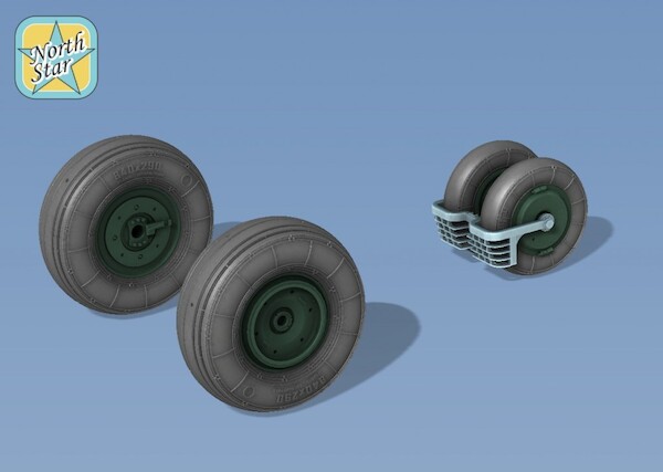 Mikoyan MiG29 Fulcrum Wheel set NS48056a