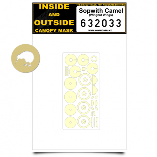 Sopwith Camel Inside and outside mask (Wingnut Wings) HGW632033