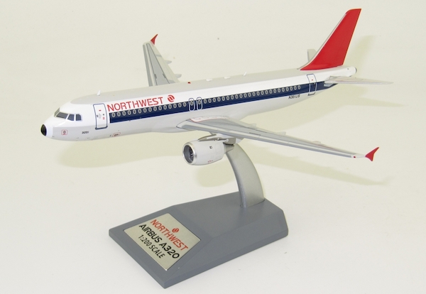 A320 (Northwest Airlines) N301US With Stand B-320-NW-1218