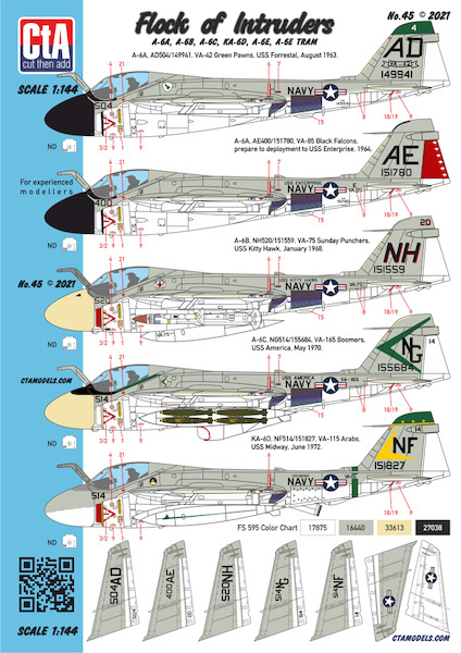 Flock of Intruders, (A6A, A6B, A6C, KA6D, A6E, A6E TRAM) CTA-045