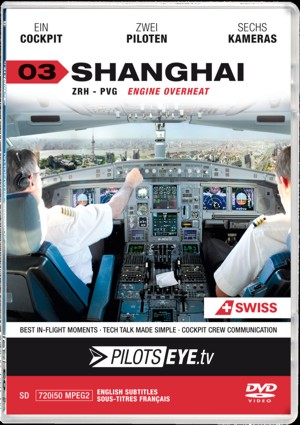 Cockpitflight Airbus A340 Swiss LX188: Zürich - Shanghai LX188-DVD
