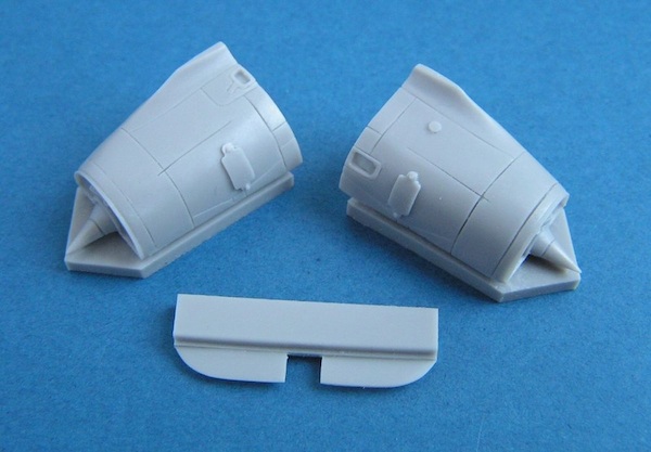 Mirage 2000 engine intakes with FOD Covers (Heller) U72155