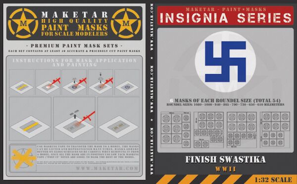 Finnish Swastika's WW2 (48 roundels) MM72050