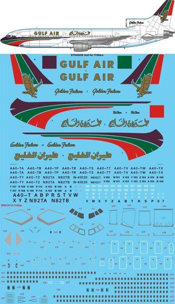 Lockheed L1011 Tristar (Gulf Air) sts44256