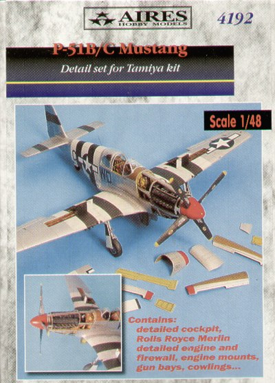 P51B/C Mustang Detail set(Tamiya) 4192