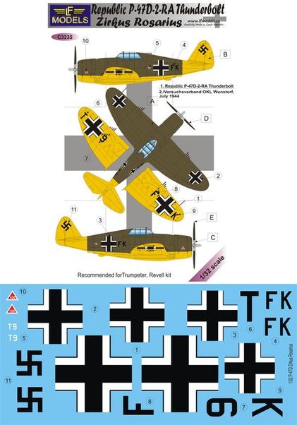 Republic P47D Thunderbolt (Zirkus Rosarius - Luftwaffe) C3235