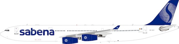 A340-300 (Sabena) OO-SCZ With Stand IF343SB0119