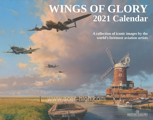 wings of glory 2021 calendar 5060375140133
