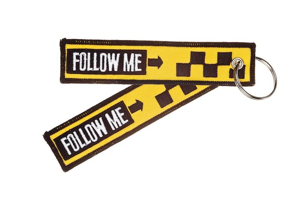 Keyholder with `Follow me` on both sides FM-FM
