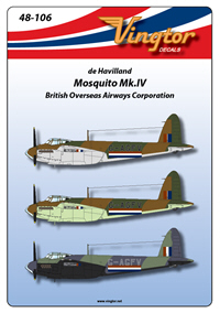 De Havilland Mosquito Mk.IV (BOAC ) 48-106