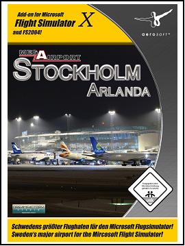 Mega Airport Stockholm-Arlanda (download version for FS2004, FSX) 4015918107235-D