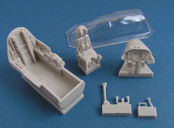 Lockheed U2S Cockpit interior plus Vacuform Canopy (Academy/Italeri) PAVC48028