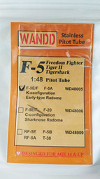 F5E Original Nose (K config.) Pitot Tube (AFV Club) WANDD48005