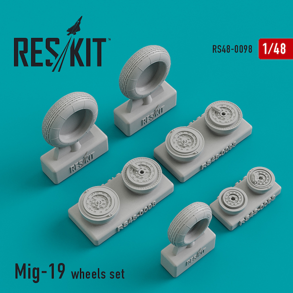Mikoyan MiG19 Wheel set RS48-0098