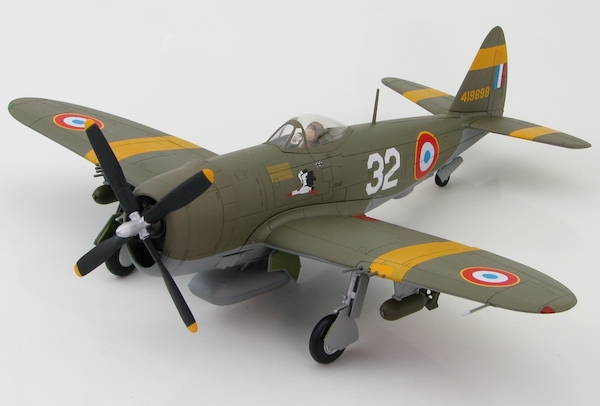 P47D Thunderbolt 419698, French Air Force/ Armée de l'Air GCII/5 'Lafayette', Amberieu, France 1944 HA8409
