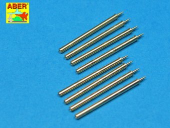 Set of 8 turned US cal .50 (12,7mm) barrels for P47 Thunderbolt A32-109