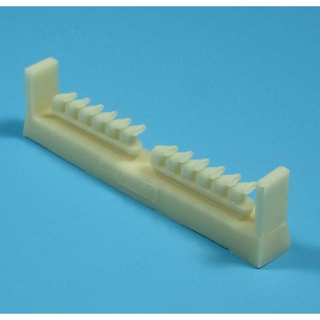 Boulton Paul Defiant 6 stub exhausts (Airfix) AMLA48052