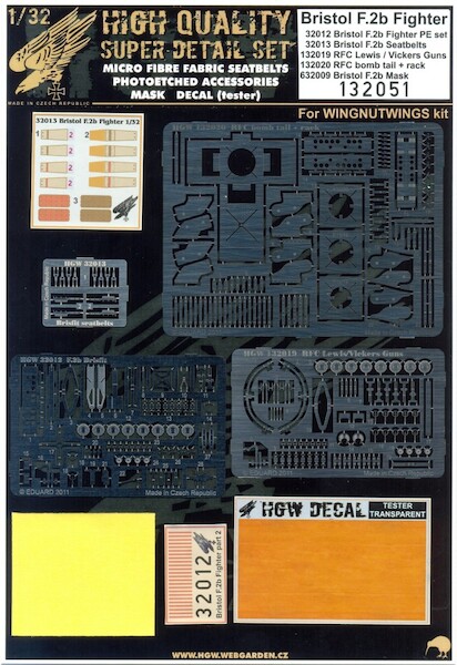 Britol F2B Fighter Superset PE set HGW132051