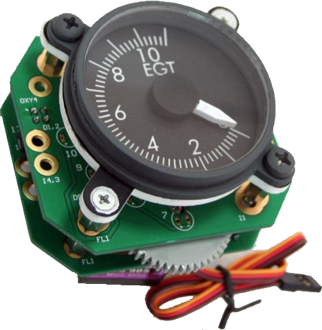 B737 EGT Gauge with backlight V2 SIS-0530