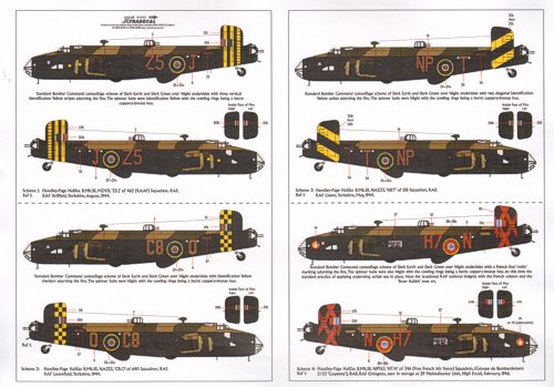 Handley Page Halifax B. MKI/II/III (RAF and Free French AF) X72133