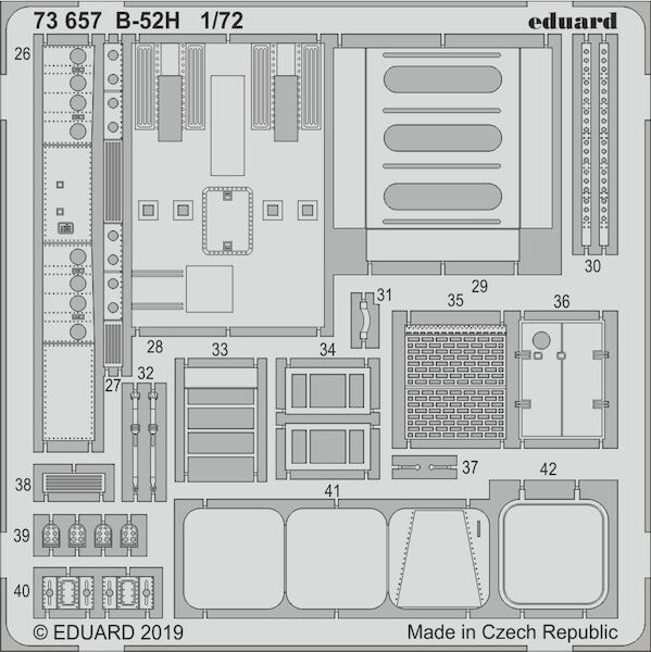 Detailset Boeing B52H Stratofortress Interior (Modelcollect) E73-657