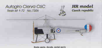 Autogiro Cierva C6C 7306