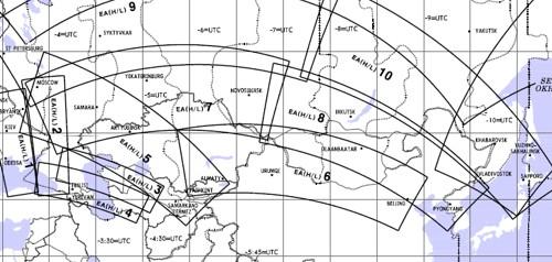 High and Low Altitude Enroute Chart Asia EA(H/L)7/8 EA(H/L)7/8