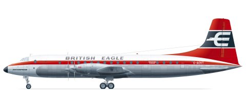 Bristol Britannia 300 (British Eagle) FRP4043