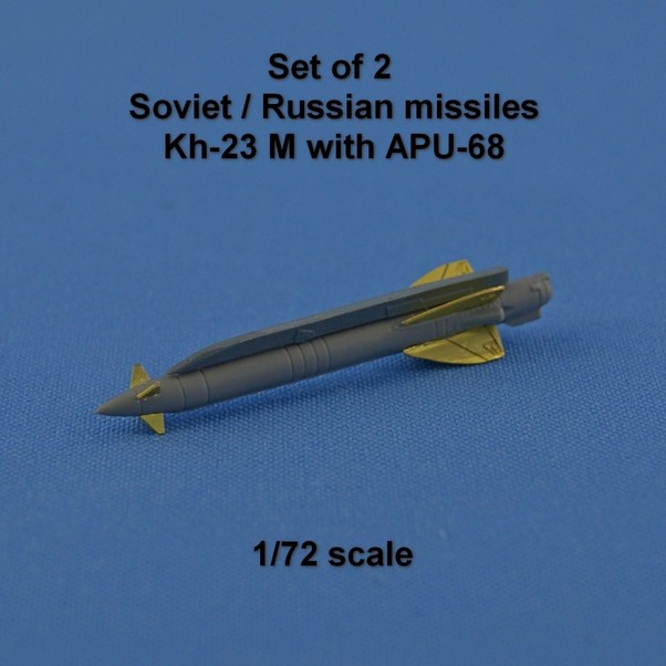 Set of two Kh23m Missiles (AS-7 Kerry) with APU69 Launcer NS72050