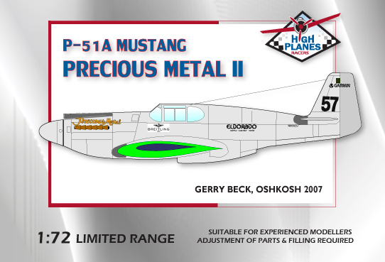 P51A Mustang Precios Metal II Oskosh 2007 HPR072027