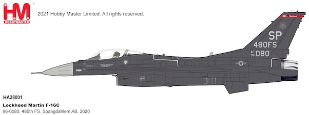 F16C Fighting Falcon USAF, 96-0080/SP, 480th FS Warhawks, Spangdahlem AB, 2020 HA38001