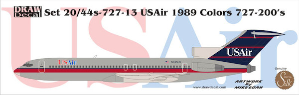 B727-200 (US Air '89 Scheme) 20-727-13