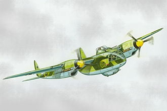Arado Ar.E.500 Twin-boom attacker project AA-2115