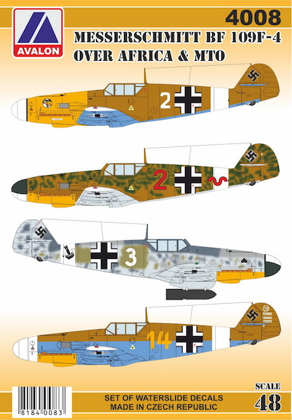 Messerschmitt Bf109F-2 & F-4 Over Africa and MTO 4008