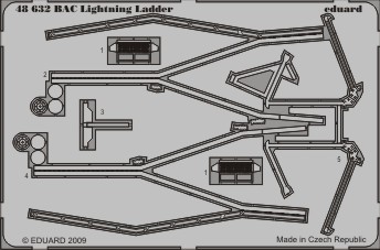 Detailset BAC Lightning F Ladder (Eduard/Airfix) E48-632