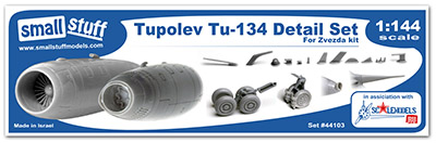 Tupolev Tu134 Detail Set SS44103